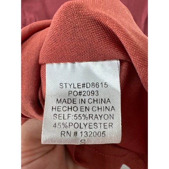 Entro Mini Dress S Brick Red Crochet Trim Boho Ruffled Babydoll Hippie Festival - Picture 5 of 11